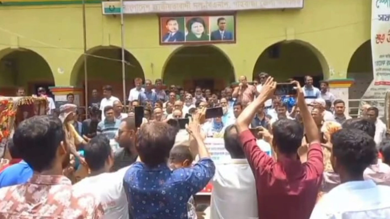 পলাশবাড়ীর হামলার প্রতিবাদে গাইবান্ধা জেলা বিএনপির প্রতিবাদ সমাবেশ