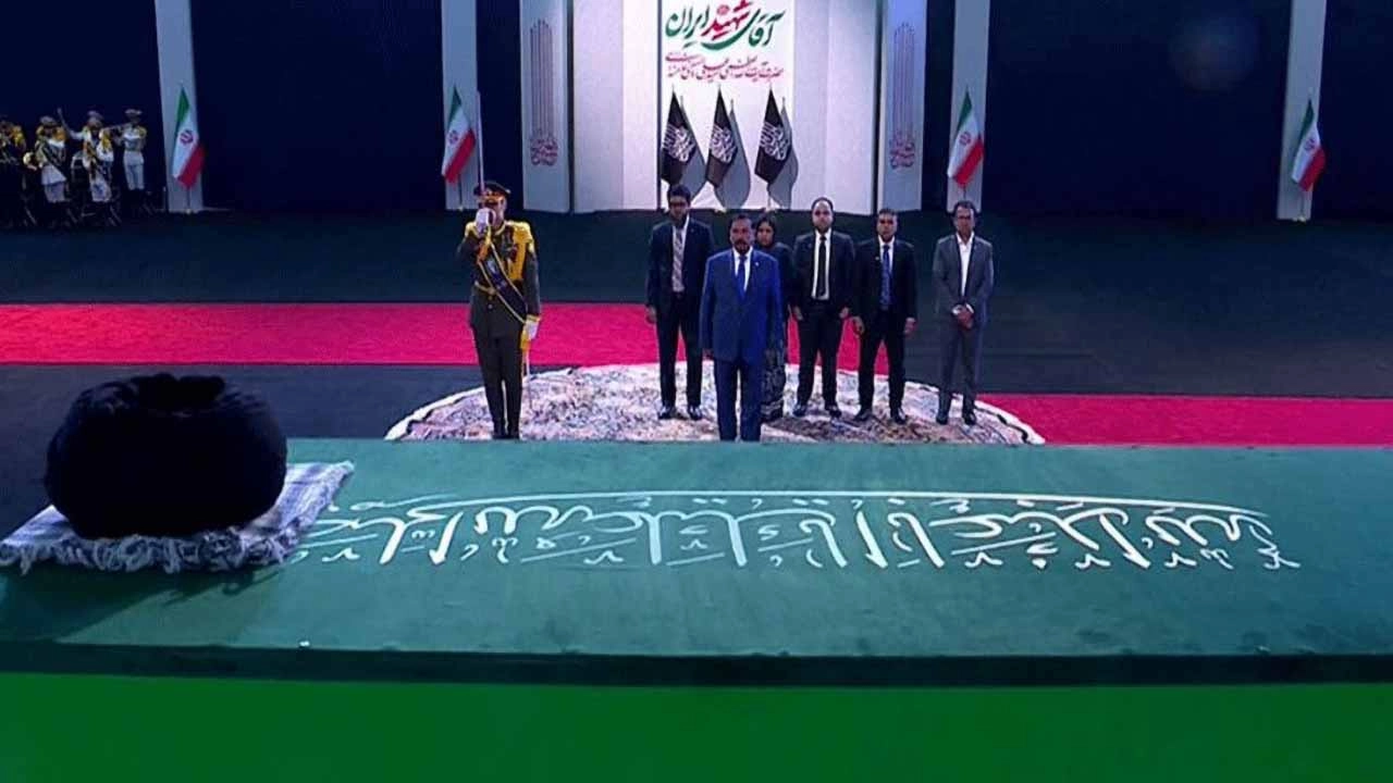 খামেনিকে শেষ শ্রদ্ধা জানিয়েছেন স্পিকার হাফিজ উদ্দিন